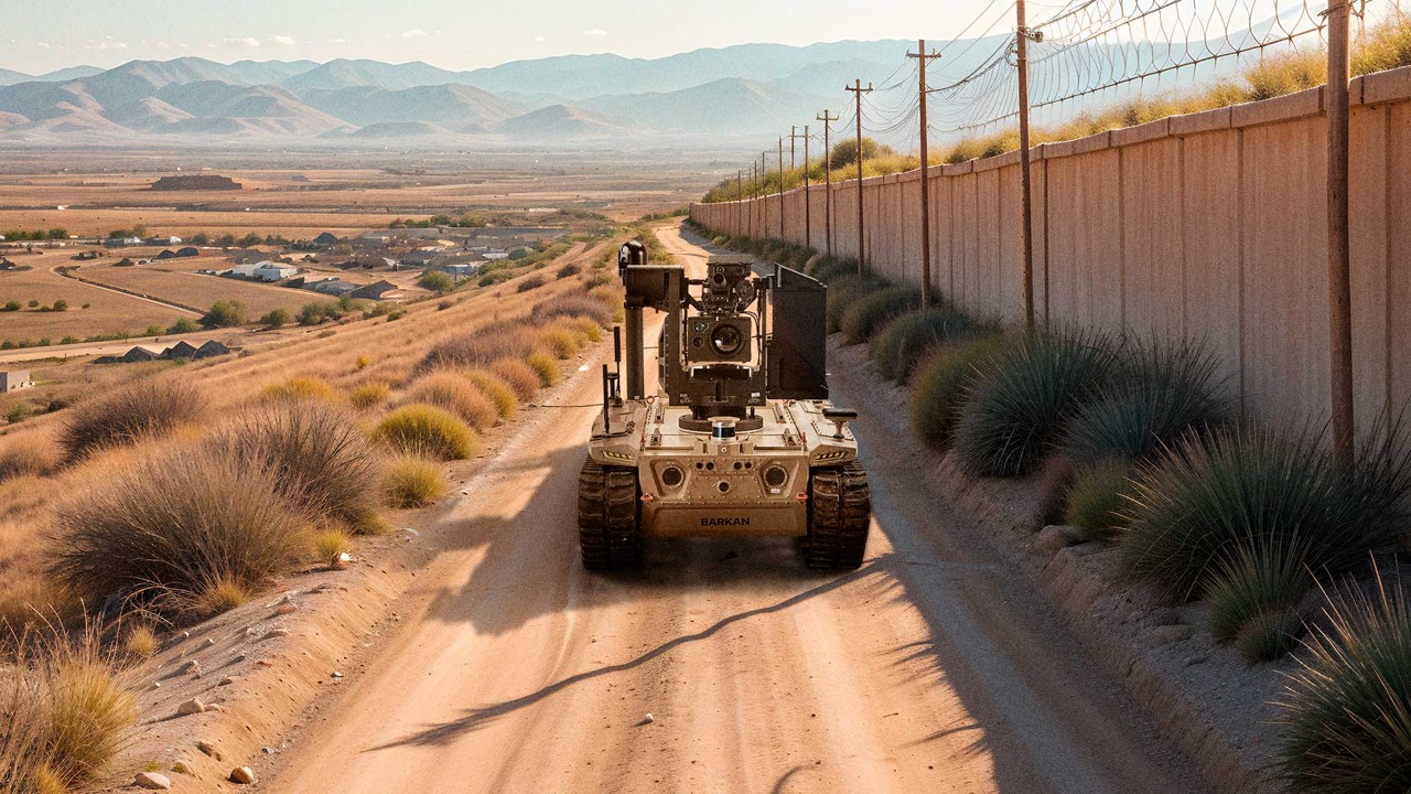 BARKAN 2 Turkish Tracked UGV (E)